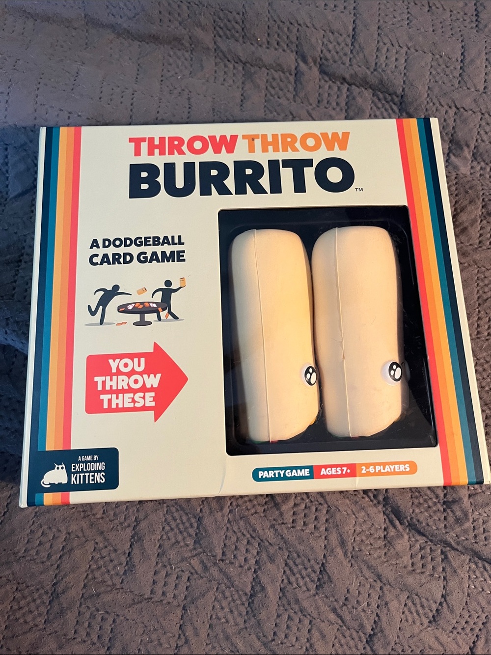 Throw Throw Burrito Party Game by - Cream Burrito Set